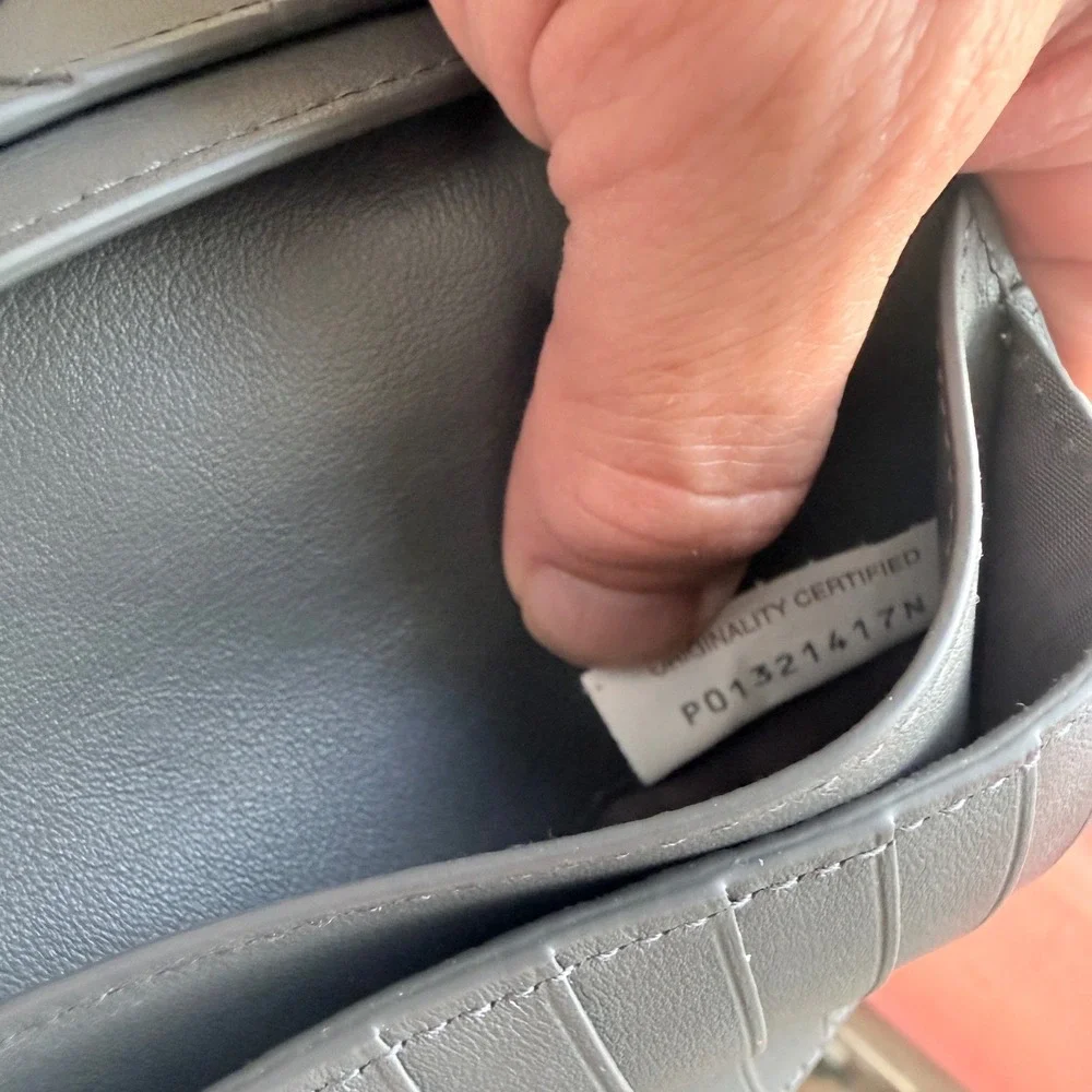 Bottega Veneta 609482 Leather Large‎ weave intrecciato Gray Wallet